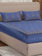Premium 180 TC Pure Cotton King Size Bedsheet with 2 Pillow Covers Sanganeri Collection