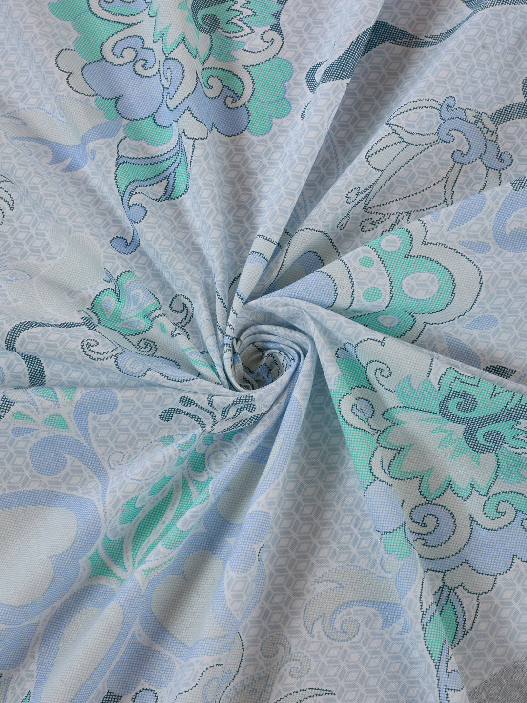144 TC Pure Cotton King Size Bedsheet with 2 Pillow Covers Sensations Collection