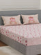 144 TC Pure Cotton King Size Bedsheet with 2 Pillow Covers Sensations Collection