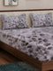 120 GSM Polyester King Size Bedsheet with 2 Pillow Covers Soft Touch Collection