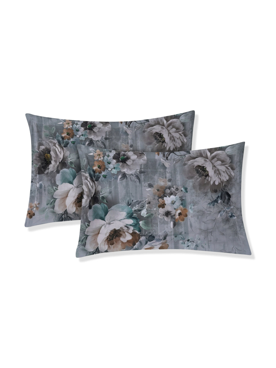 120 GSM Polyester King Size Bedsheet with 2 Pillow Covers Soft Touch Collection