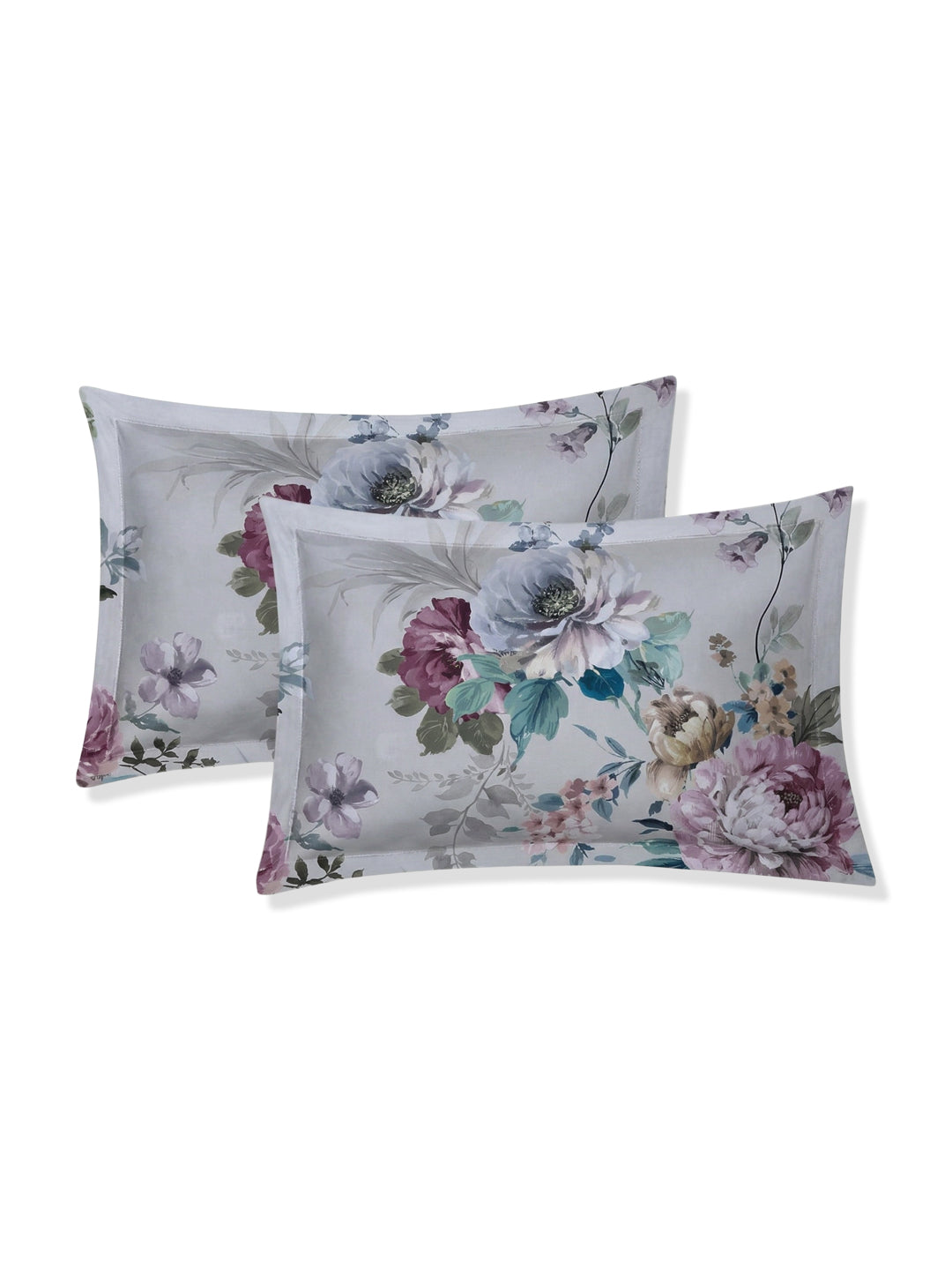 120 GSM Polyester King Size Bedsheet with 2 Pillow Covers Soft Touch Collection