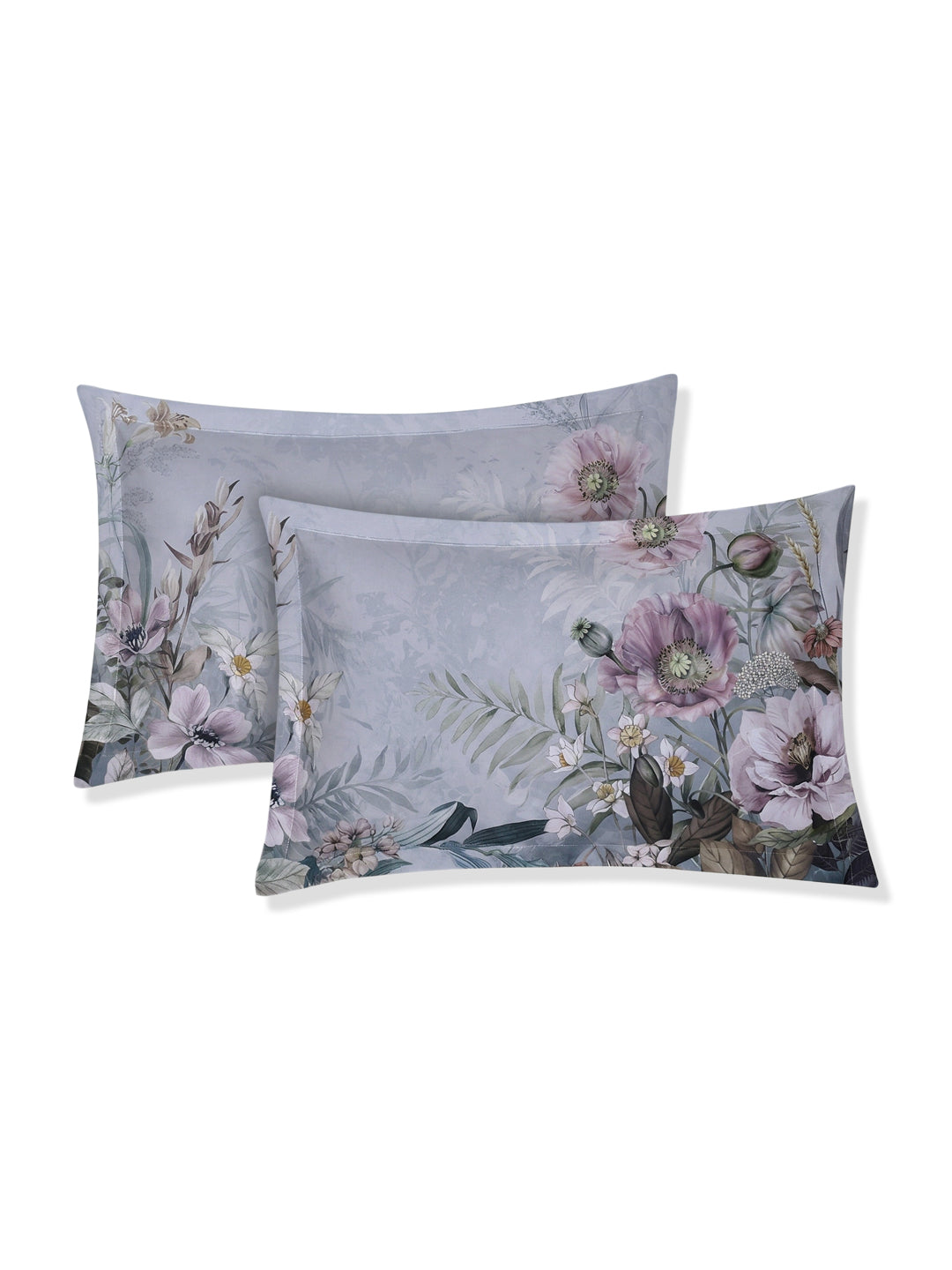 120 GSM Polyester King Size Bedsheet with 2 Pillow Covers Soft Touch Collection