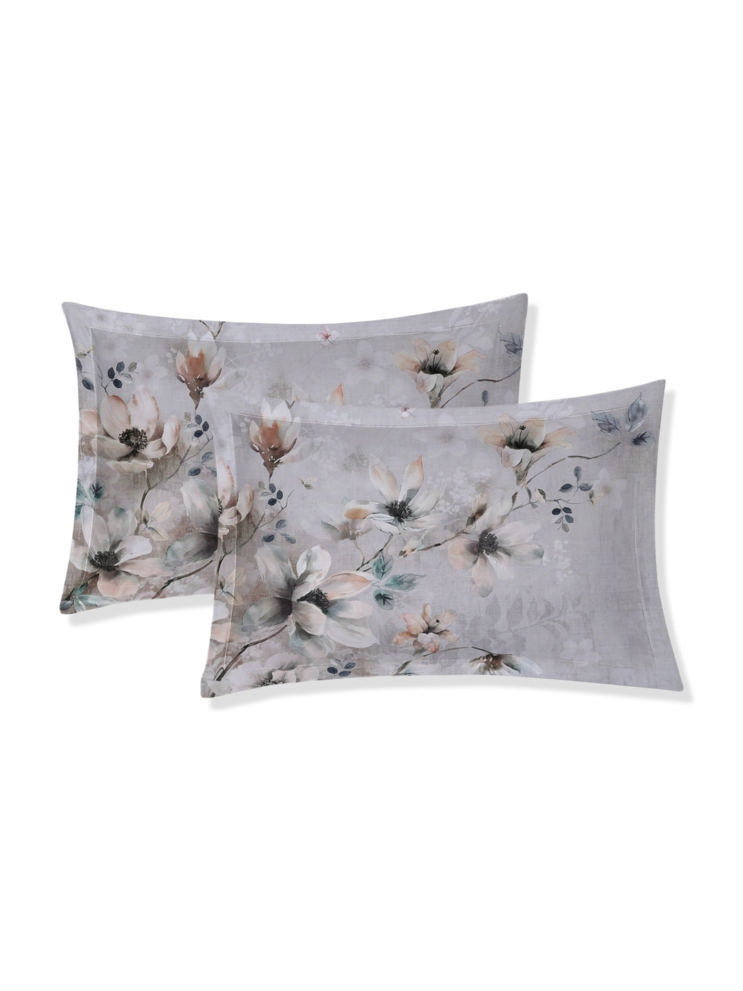 120 GSM Polyester King Size Bedsheet with 2 Pillow Covers Soft Touch Collection