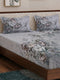 120 GSM Polyester King Size Bedsheet with 2 Pillow Covers Soft Touch Collection