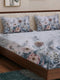 120 GSM Polyester King Size Bedsheet with 2 Pillow Covers Soft Touch Collection
