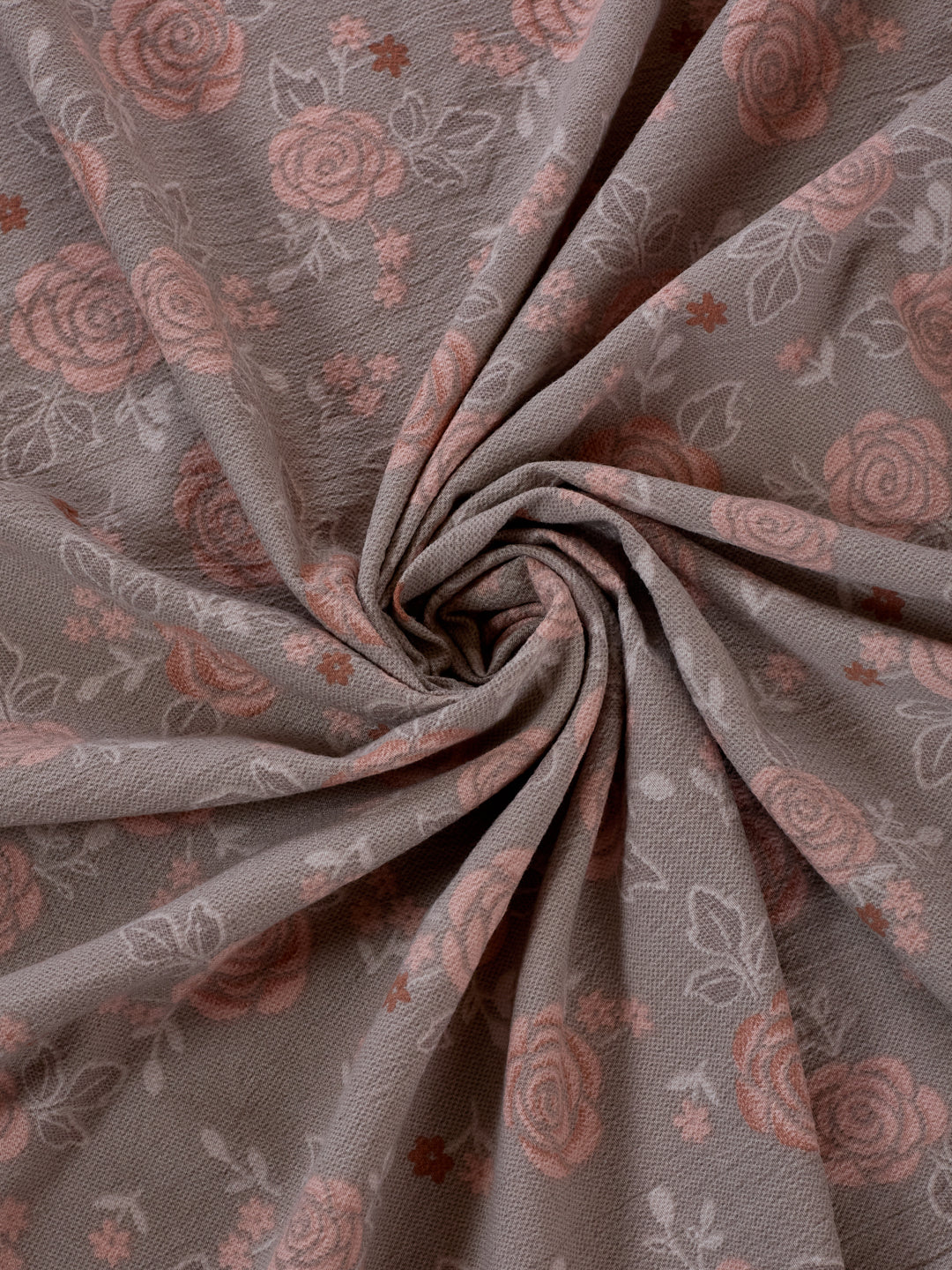 120 GSM Polyester King Size Bedsheet with 2 Pillow Covers Textura Jacquard Collection
