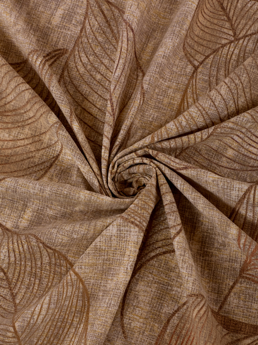 120 GSM Polyester King Size Bedsheet with 2 Pillow Covers Textura Jacquard Collection