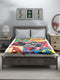 Monte Carlo TOONX Cartoon Printed 110 GSM King Size Bedsheet with 2 Pillow Covers