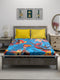 Monte Carlo TOONX Cartoon Printed 110 GSM King Size Bedsheet with 2 Pillow Covers