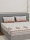 144 TC Pure Cotton King Size Bedsheet with 2 Pillow Covers Tradition Collection