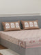 144 TC Pure Cotton King Size Bedsheet with 2 Pillow Covers Tradition Collection