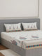 144 TC Pure Cotton King Size Bedsheet with 2 Pillow Covers Tradition Collection