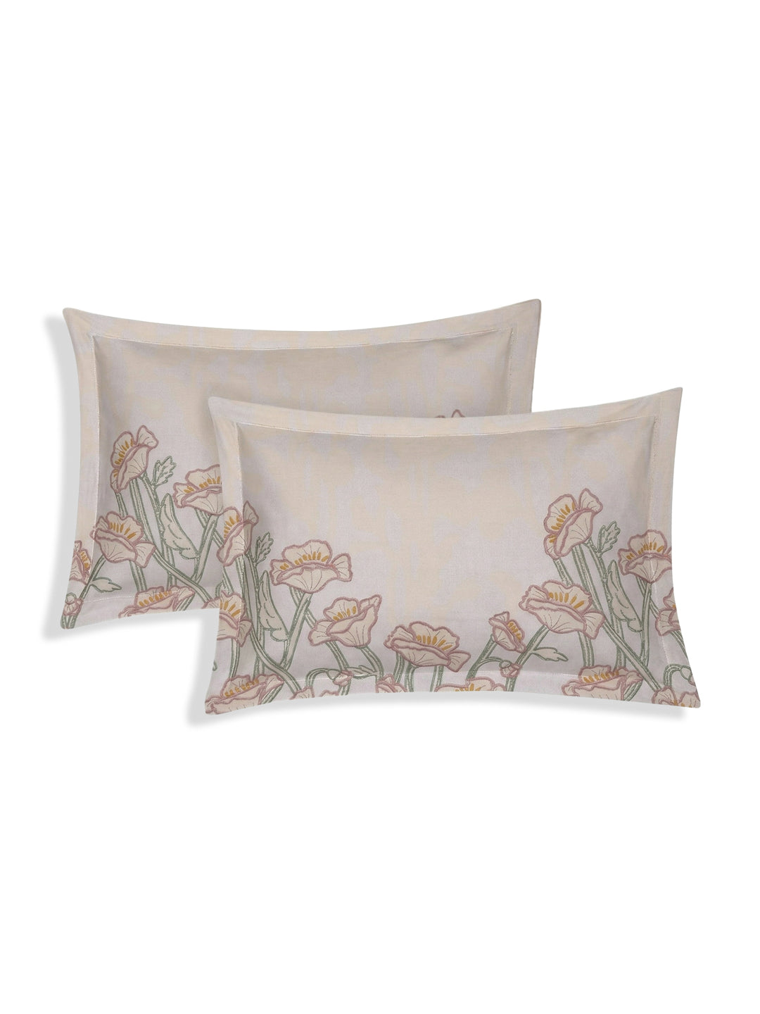 Premium 200 TC Pure Cotton King Size Bedsheet with 2 Pillow Covers Classique Unique Collection