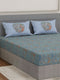 Premium 200 TC Pure Cotton King Size Bedsheet with 2 Pillow Covers Classique Unique Collection