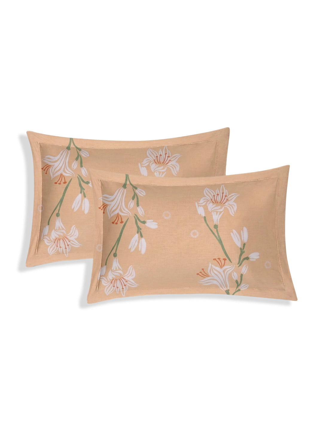 Premium 200 TC Pure Cotton King Size Bedsheet with 2 Pillow Covers Classique Unique Collection