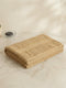 Premium Camel Brown 100% Cotton Solid 525 GSM Bath Towel Amber 1 Pc Pvc Pack