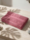 Premium Dusty Rose 100% Cotton Solid 525 GSM Bath Towel Amber 1 Pc Pvc Pack