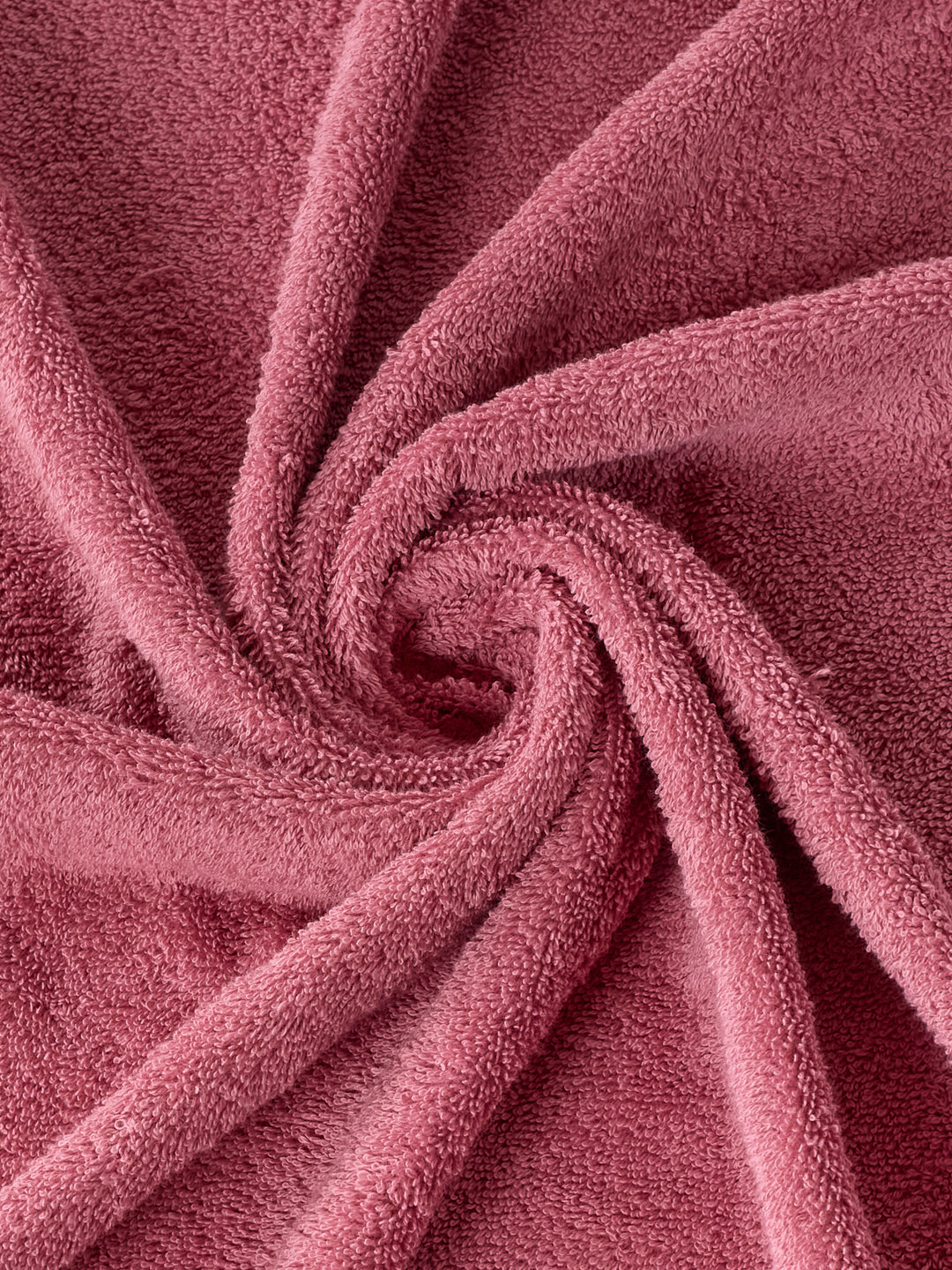 Premium Dusty Rose 100% Cotton Solid 525 GSM Bath Towel Amber 1 Pc Pvc Pack