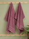 Luxury Burgundy Bamboo Cotton Self Design 630 GSM Bath Towel Eco Bamboo Bliss 1 Pc Box Pack