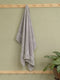 Luxury Light Grey Bamboo Cotton Solid 600 GSM Bath Towel Eco Bamboo 1 Pc Pvc Pack