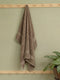Luxury Brown Bamboo Cotton Solid 600 GSM Bath Towel Eco Bamboo 1 Pc Pvc Pack
