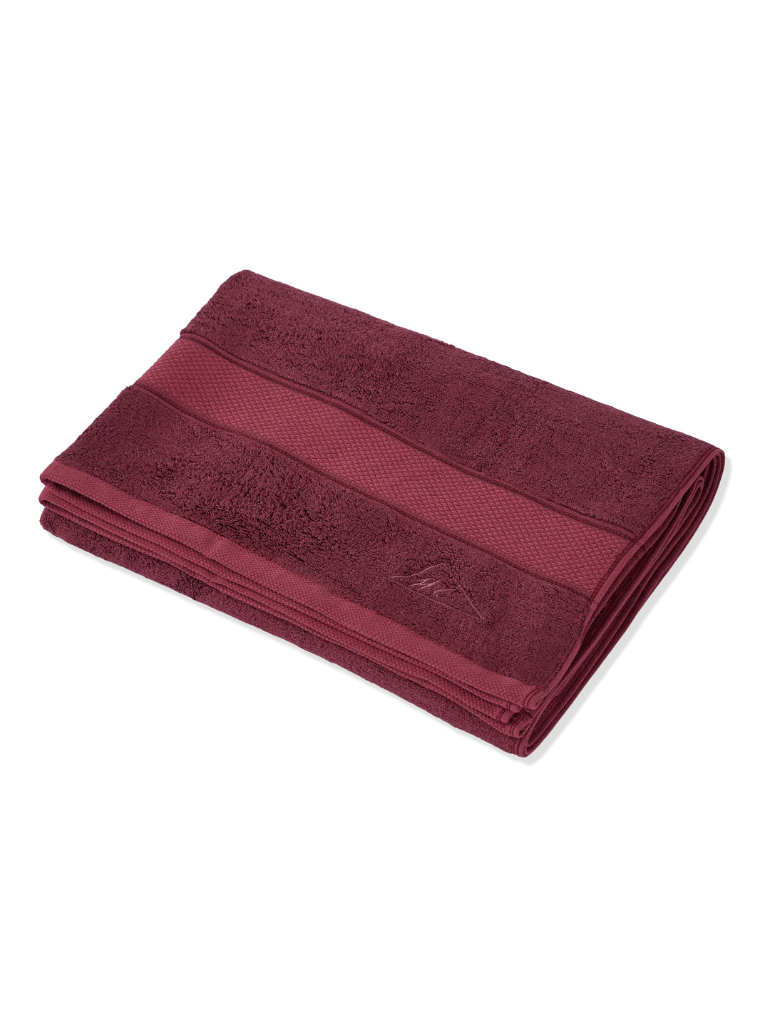 Luxury Rose Brown Bamboo Cotton Solid 600 GSM Bath Towel Eco Bamboo 1 Pc Pvc Pack