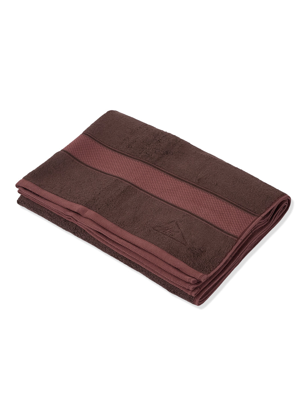 Luxury Brown Bamboo Cotton Solid 600 GSM Bath Towel Eco Bamboo 1 Pc Pvc Pack
