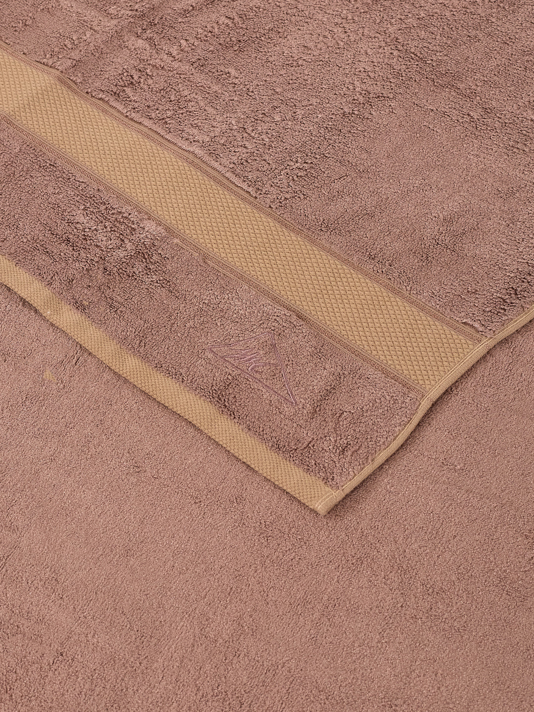 Luxury Camel Brown Bamboo Cotton Solid 600 GSM Bath Towel Eco Bamboo 1 Pc Pvc Pack