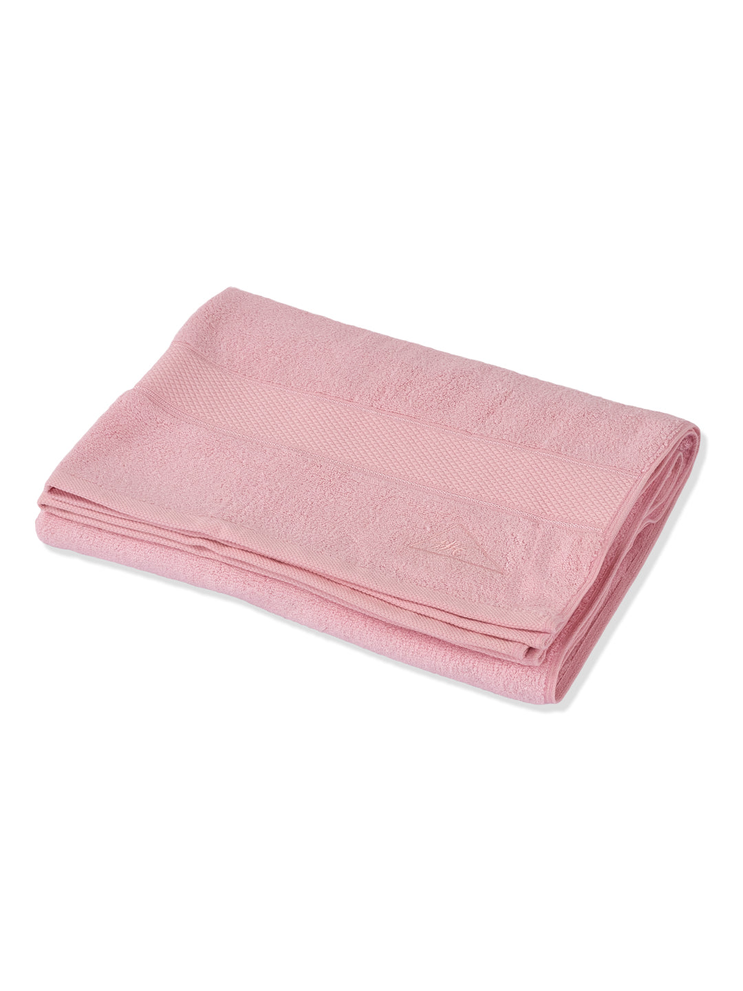 Luxury Pink Bamboo Cotton Solid 600 GSM Bath Towel Eco Bamboo 1 Pc Pvc Pack