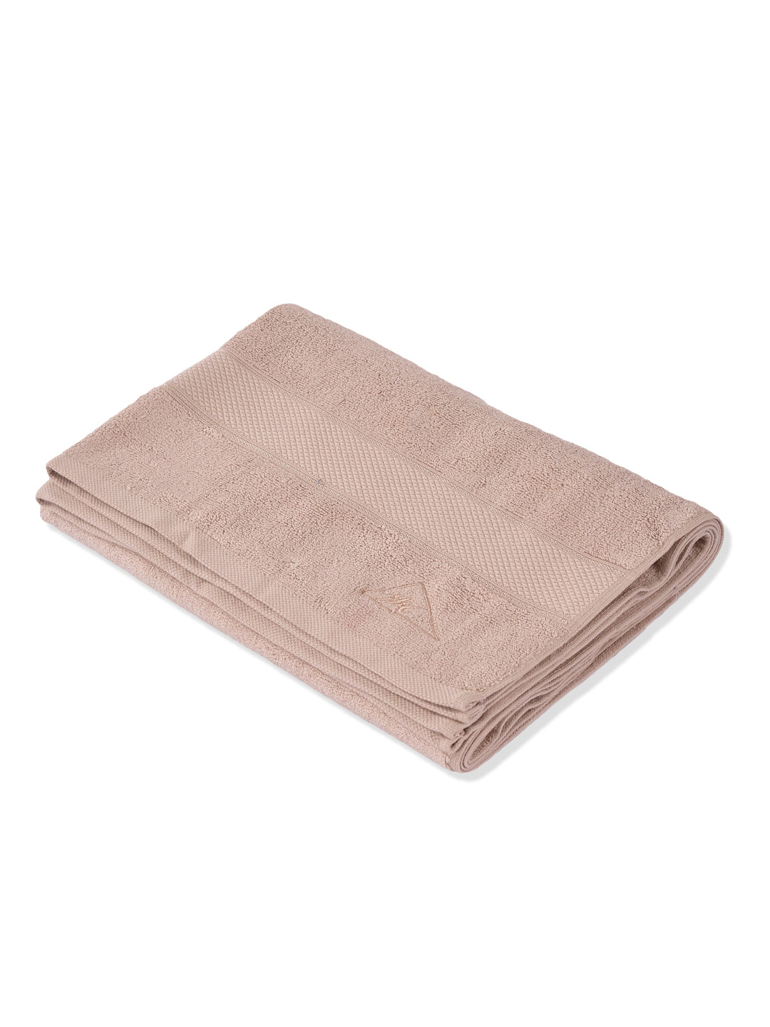 Luxury Beige Bamboo Cotton Solid 600 GSM Bath Towel Eco Bamboo 1 Pc Pvc Pack