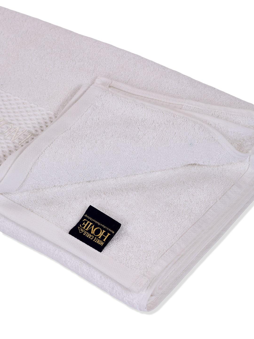 Luxury White 100% Cotton Solid 650 GSM Bath Towel Egyptian 1 Pc Box Pack