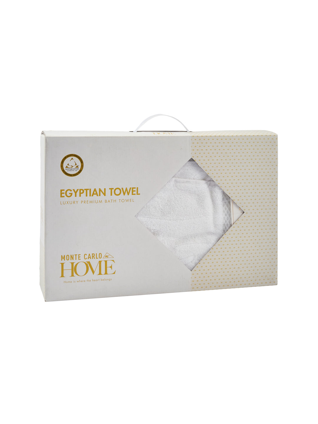 Luxury White 100% Cotton Solid 650 GSM Bath Towel Egyptian 1 Pc Box Pack
