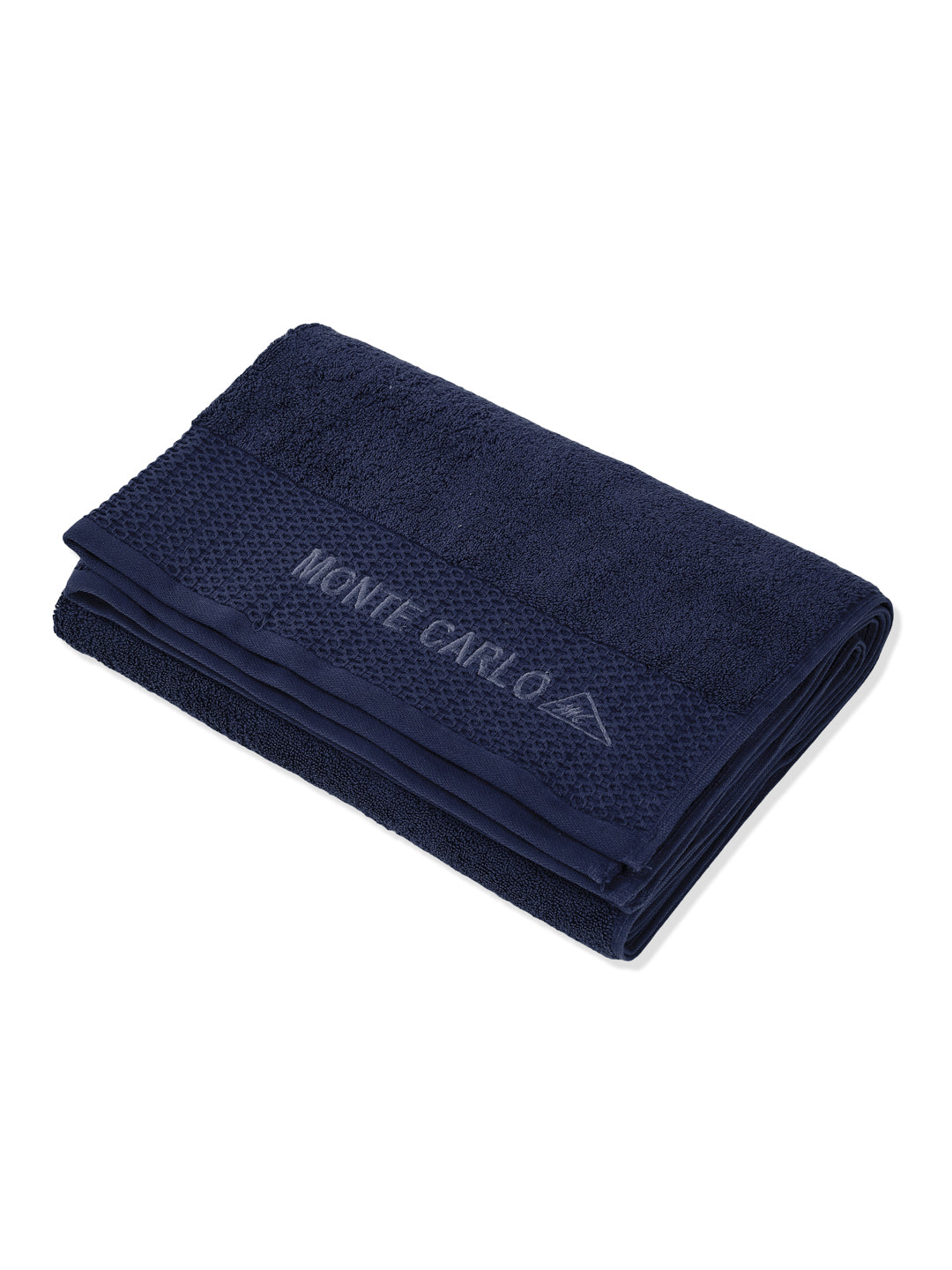 Luxury Navy Blue 100% Cotton Solid 650 GSM Bath Towel Egyptian 1 Pc Box Pack