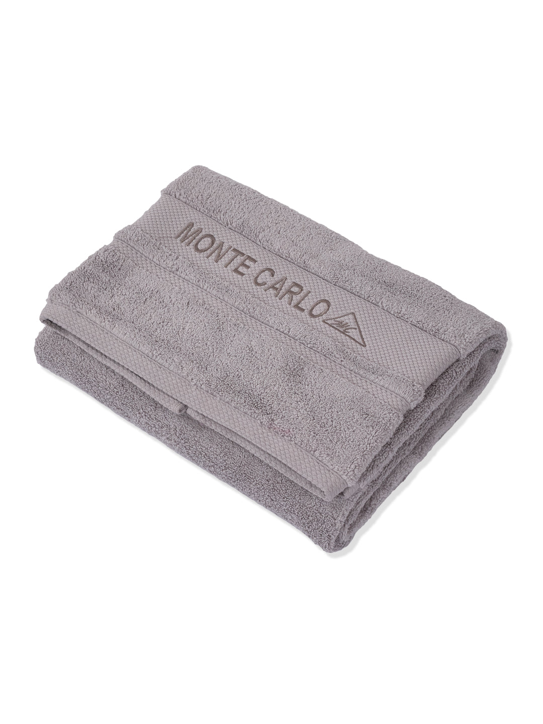 Luxury Light Grey 100% Cotton Solid 625 GSM Bath Towel Eusapia 1 Pc Box Pack