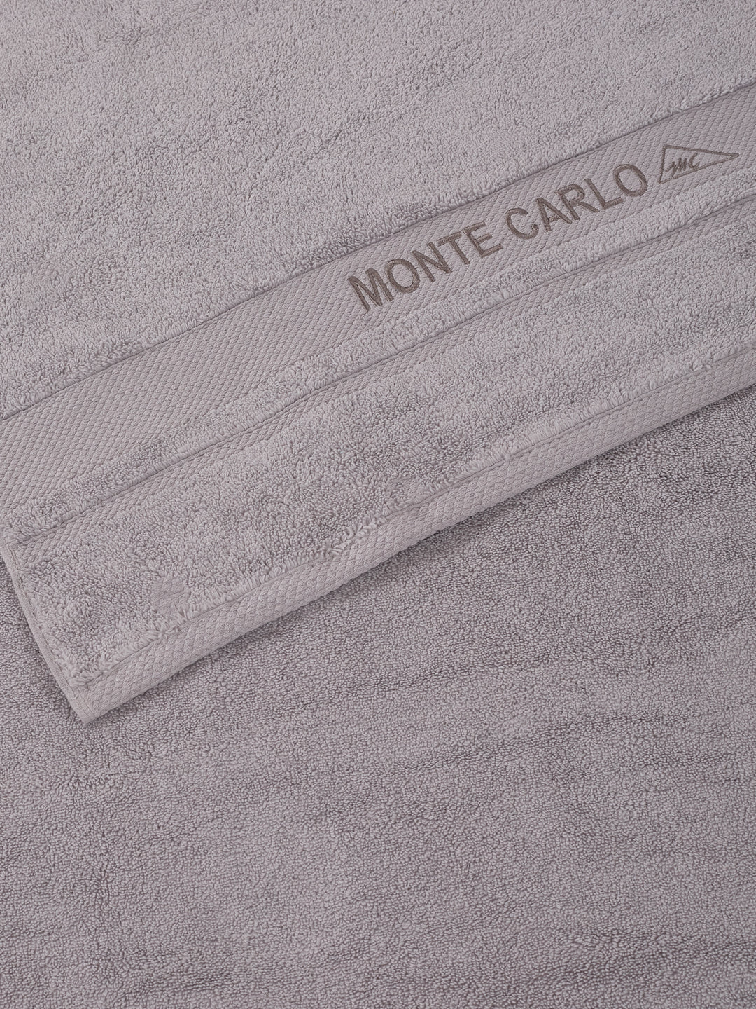 Luxury Light Grey 100% Cotton Solid 625 GSM Bath Towel Eusapia 1 Pc Box Pack