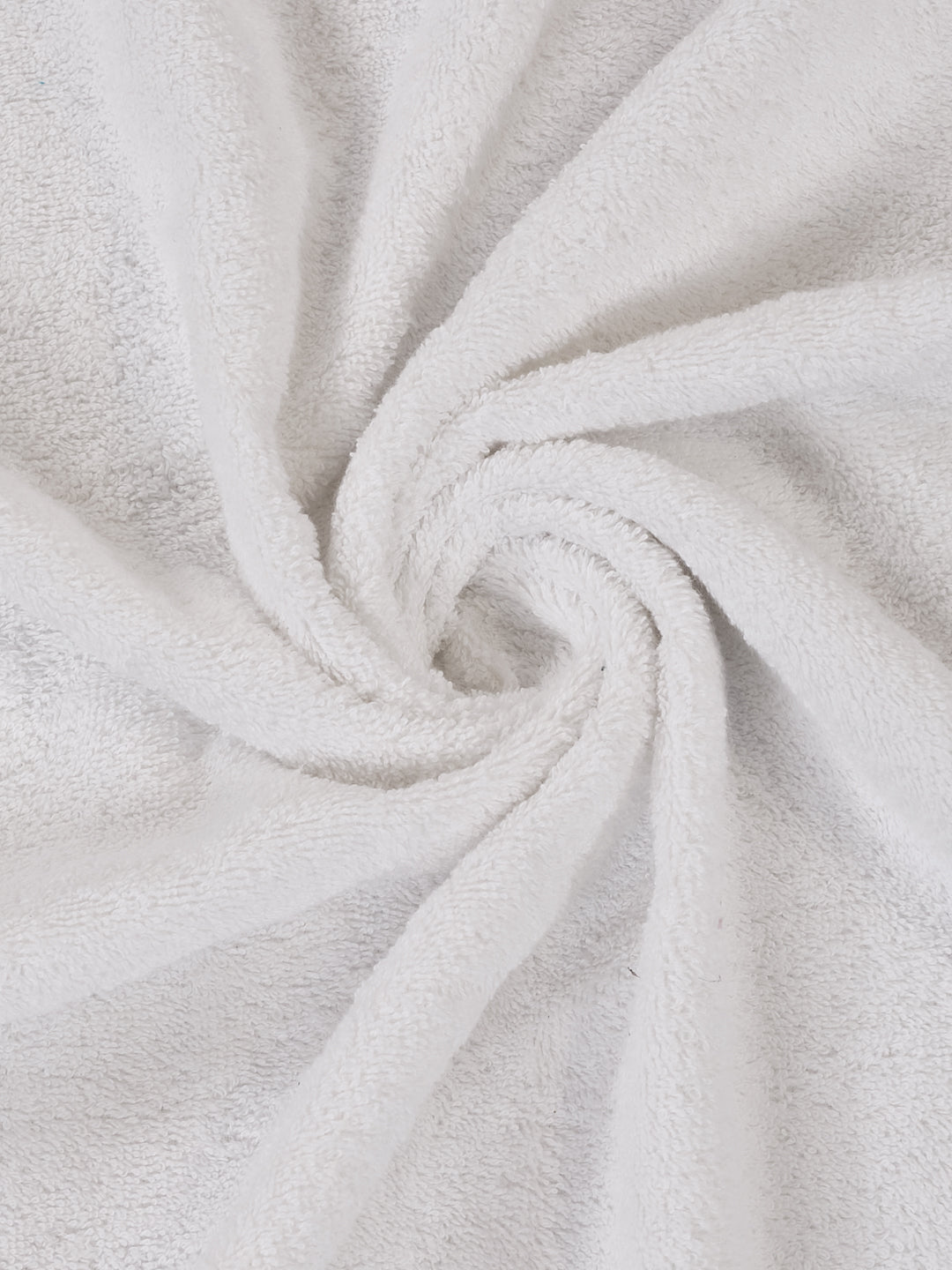 Premium White 100% Cotton Solid 525 GSM Bath Towel Iris 1 Pc Pvc Pack
