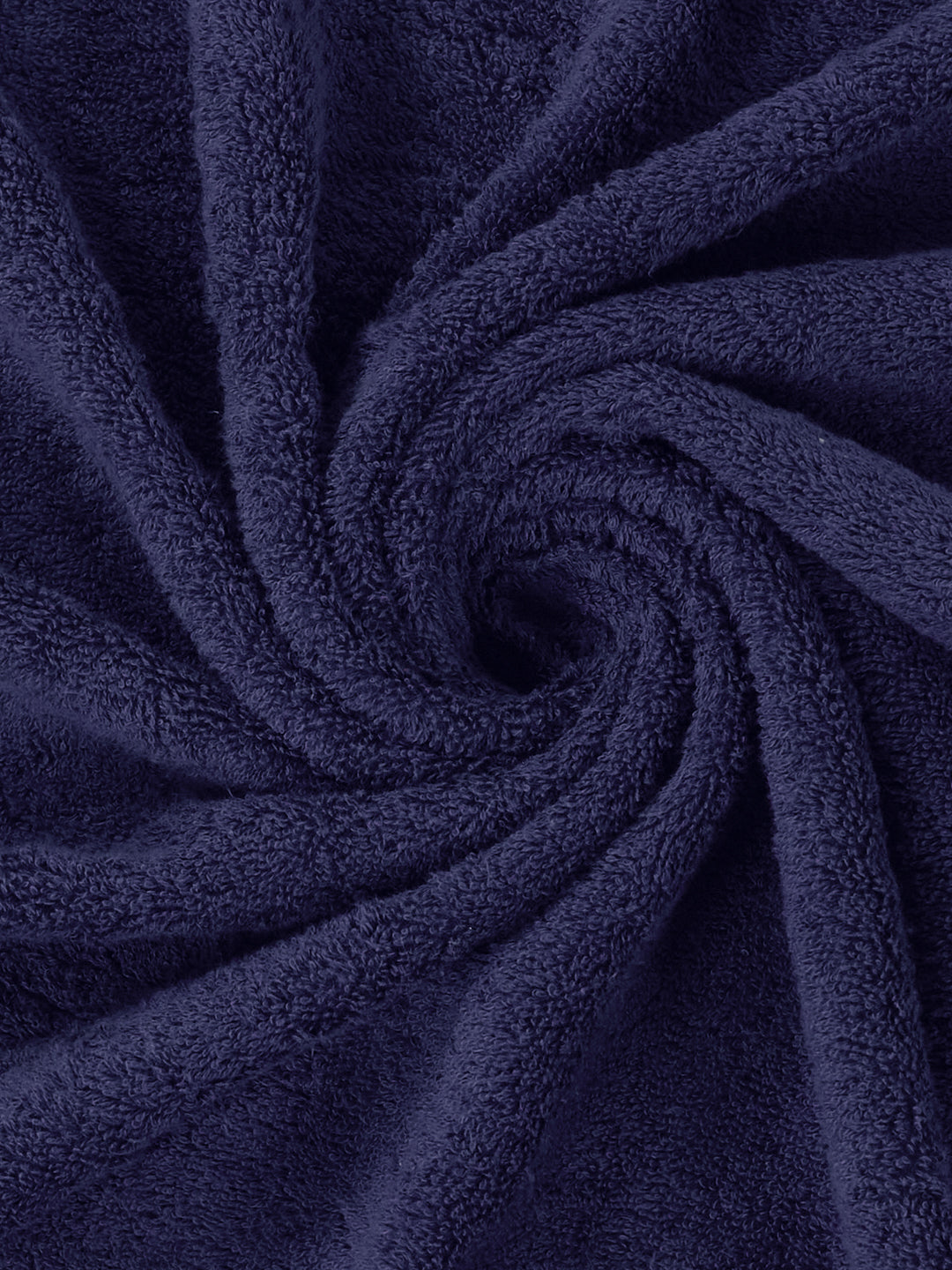 Premium Blue 100% Cotton Solid 525 GSM Bath Towel Iris 1 Pc Pvc Pack