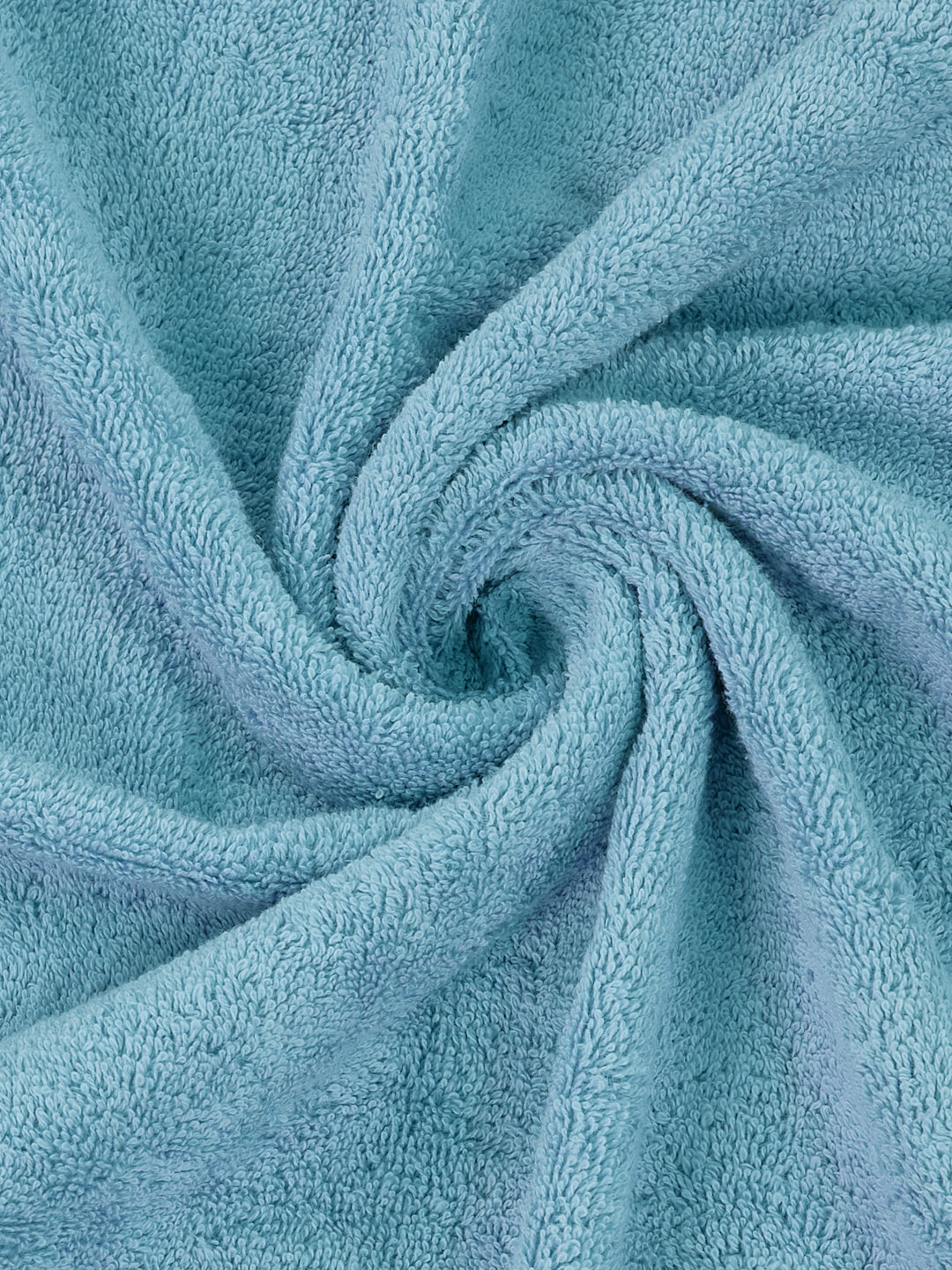 Premium Sky Blue 100% Cotton Solid 525 GSM Bath Towel Iris 1 Pc Pvc Pack