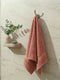 Premium Peach 100% Cotton Solid 525 GSM Bath Towel Iris 1 Pc Pvc Pack