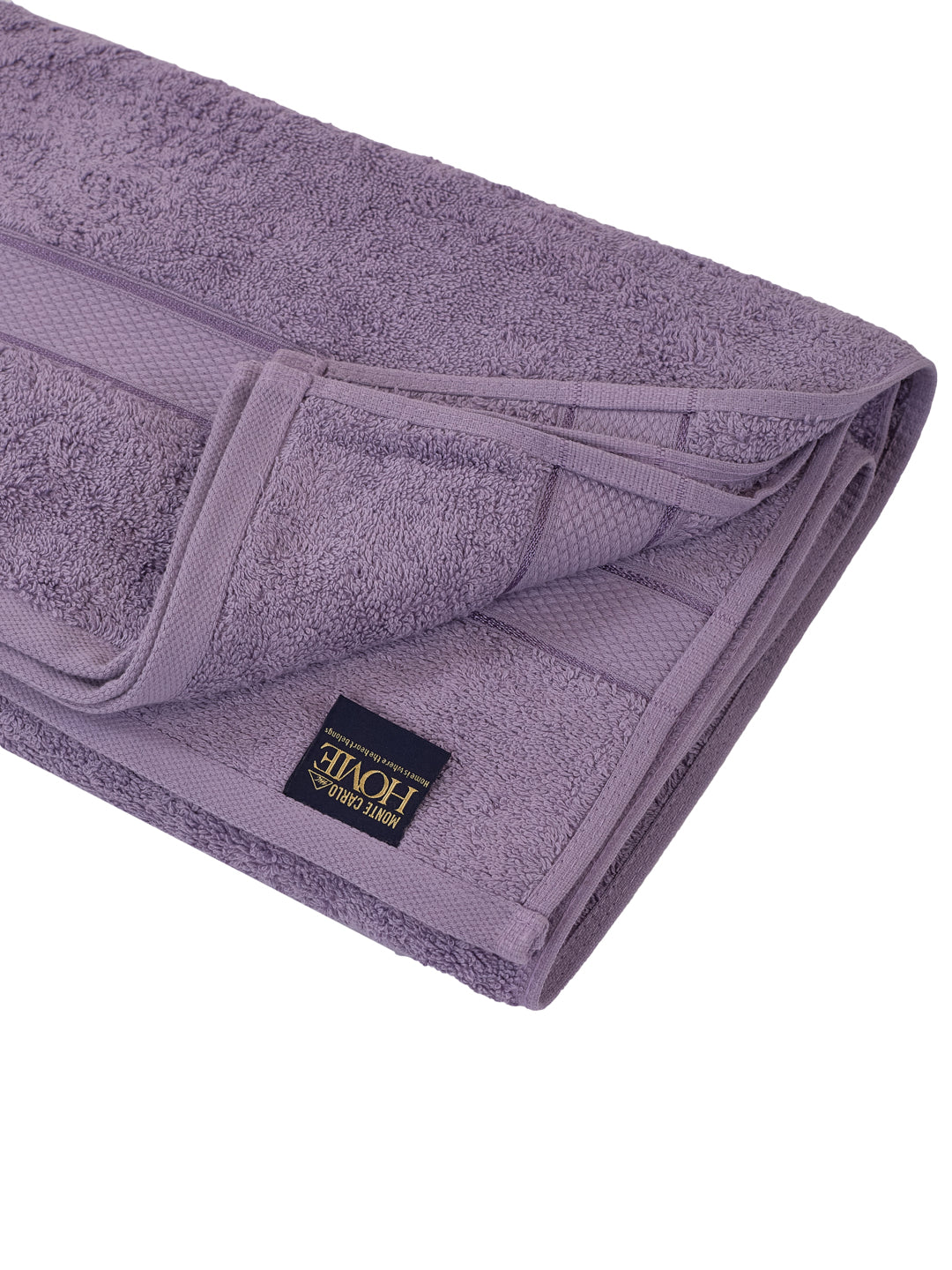 Premium Blue 100% Cotton Solid 525 GSM Bath Towel Iris 1 Pc Pvc Pack