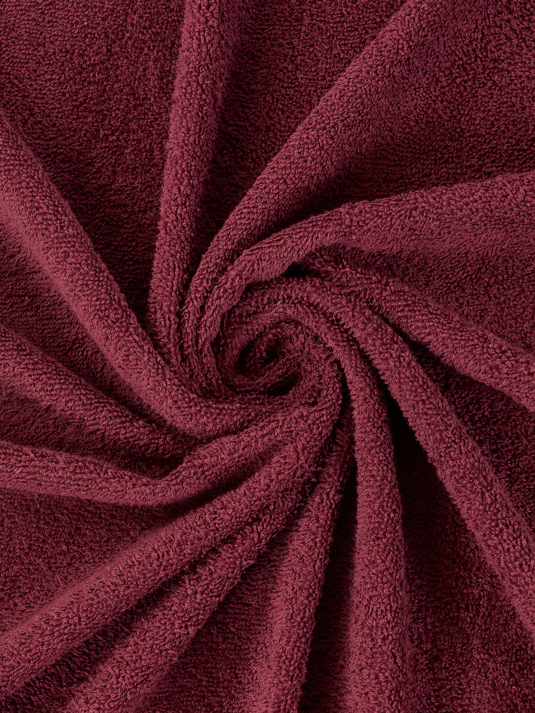 Essential Maroon 100% Cotton Solid 400 GSM Bath Towel Jasper 1 Pc Pvc Pack