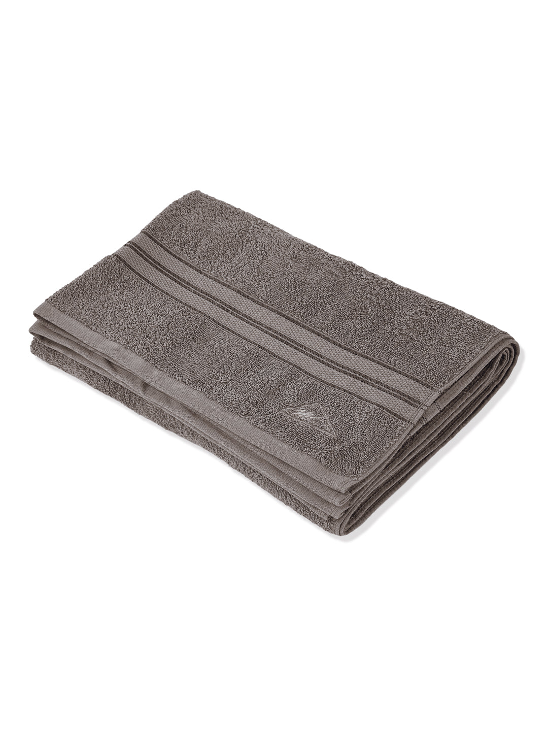 Essential Grey 100% Cotton Solid 400 GSM Bath Towel Jasper 1 Pc Pvc Pack