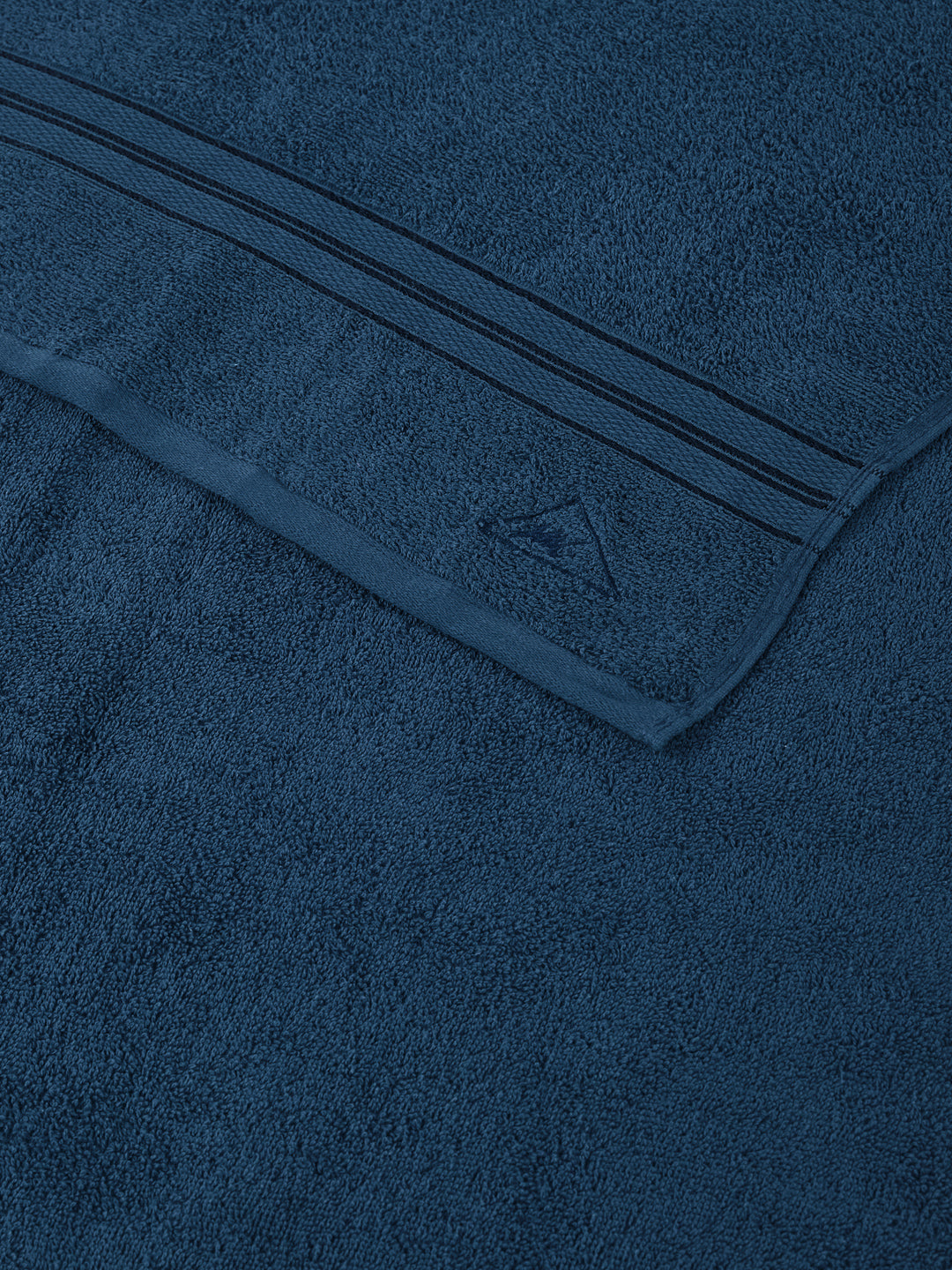 Essential Teal Blue 100% Cotton Solid 400 GSM Bath Towel Jasper 1 Pc Pvc Pack