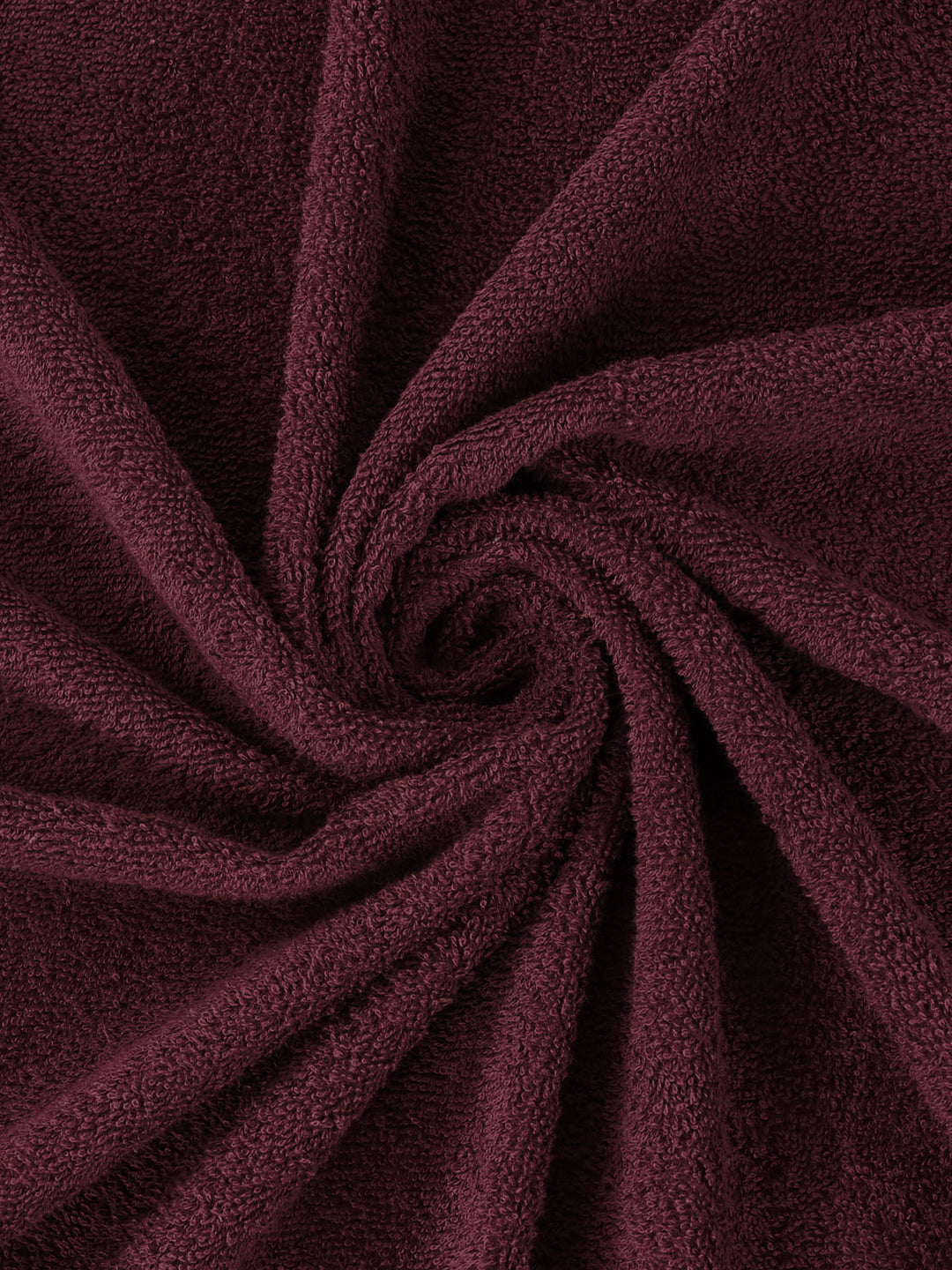 Essential Maroon 100% Cotton Solid 400 GSM Bath Towel Jasper 1 Pc Pvc Pack