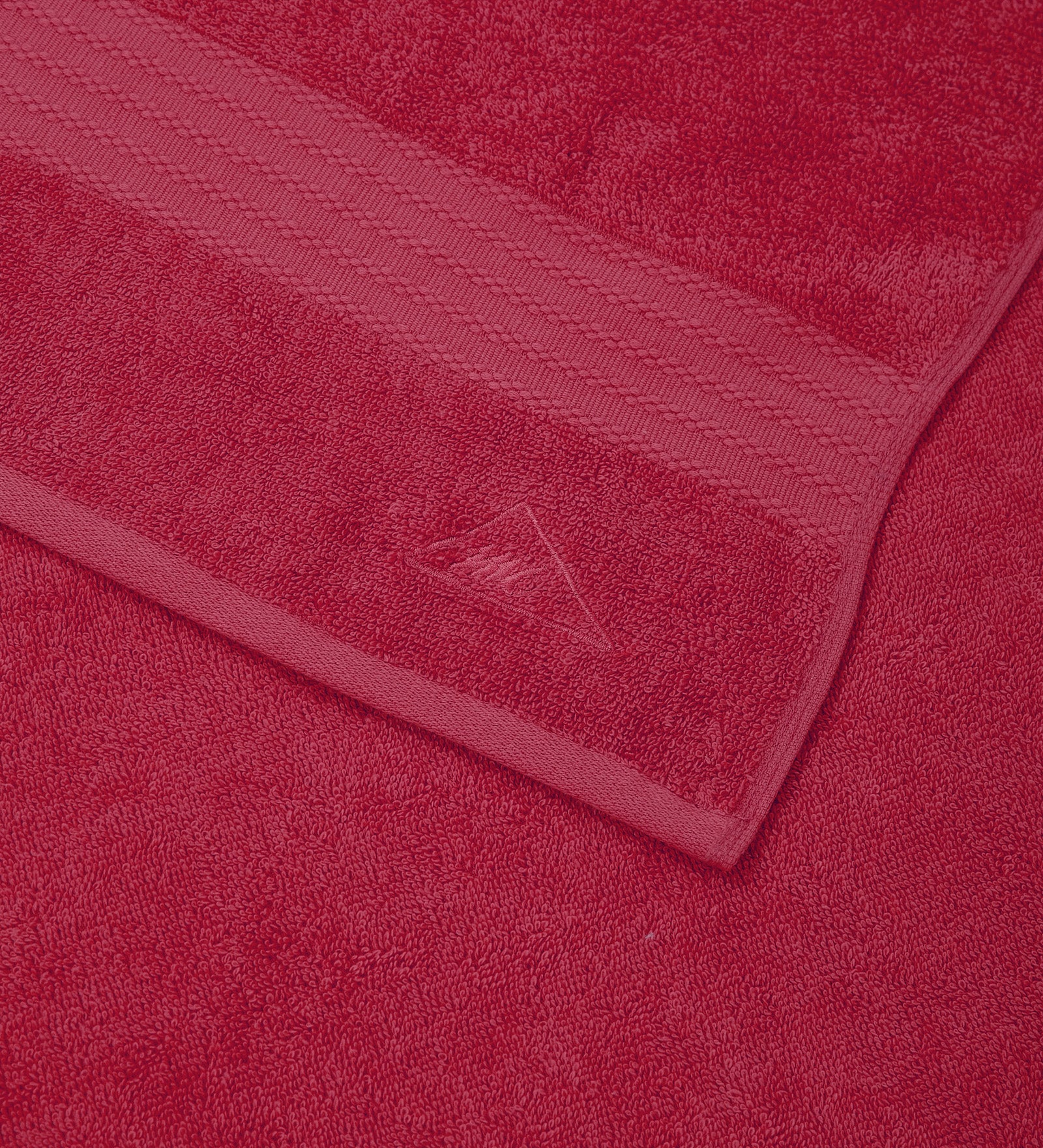 Rose Red Pure Cotton Solid 380 GSM Bath Towel 1 Piece (Jazz Collection)