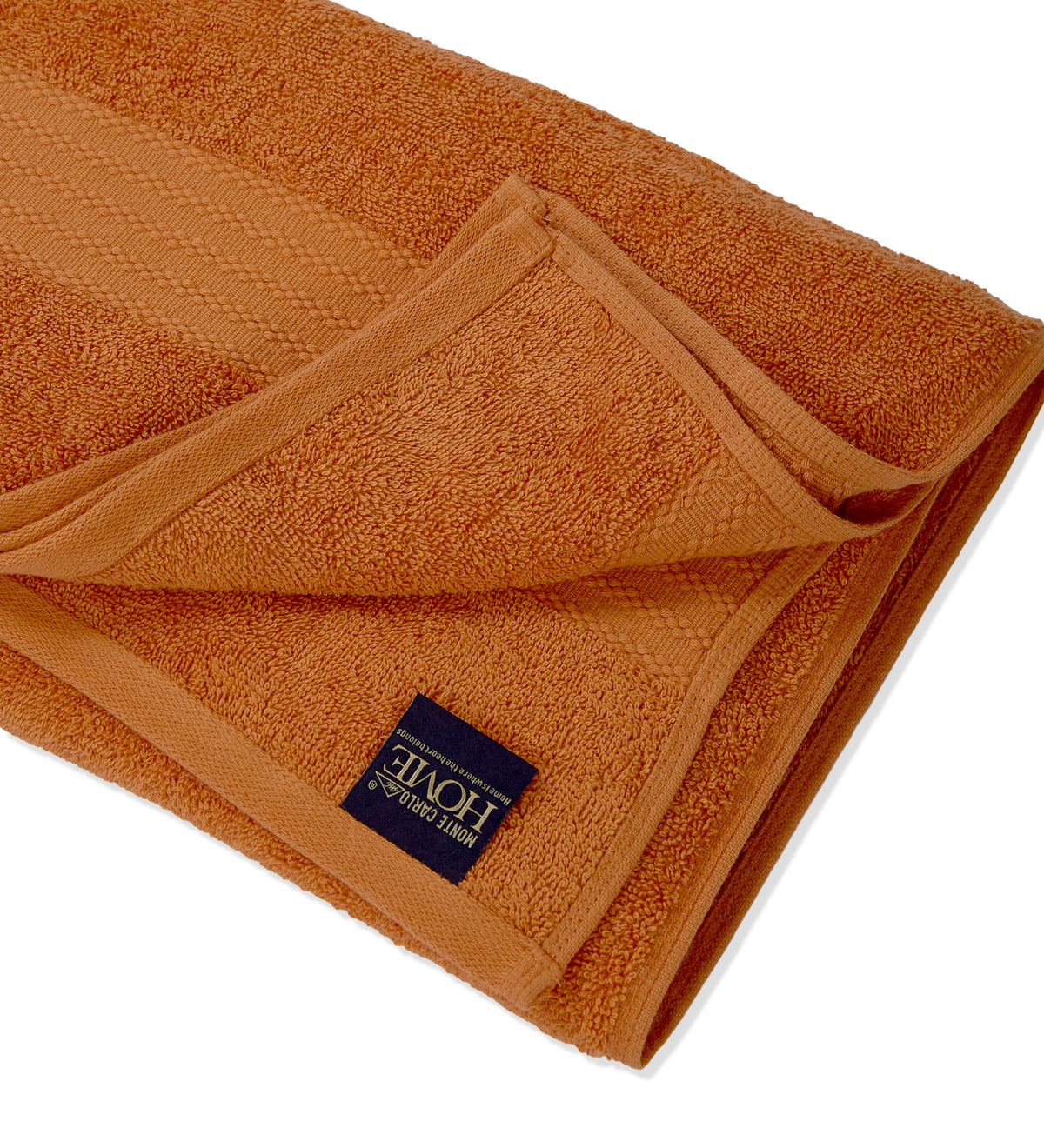 Orange Pure Cotton Solid 380 GSM Bath Towel 1 Piece (Jazz Collection)