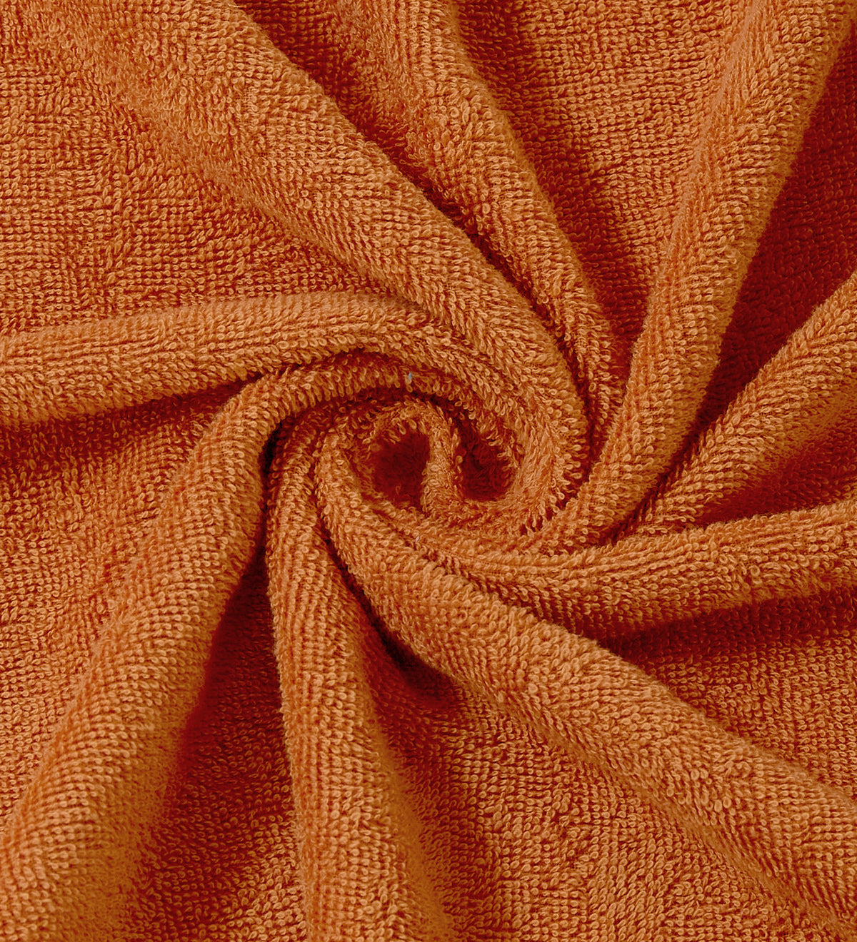 Orange Pure Cotton Solid 380 GSM Bath Towel 1 Piece (Jazz Collection)