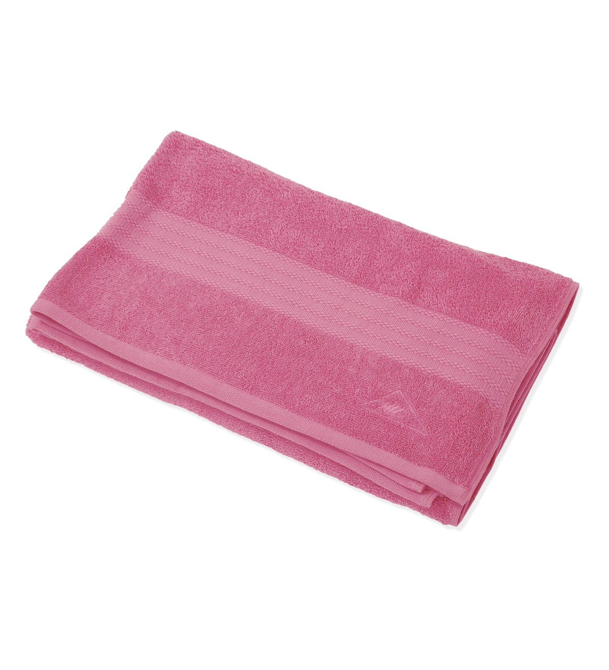 Pink Pure Cotton Solid 380 GSM Bath Towel 1 Piece (Jazz Collection)