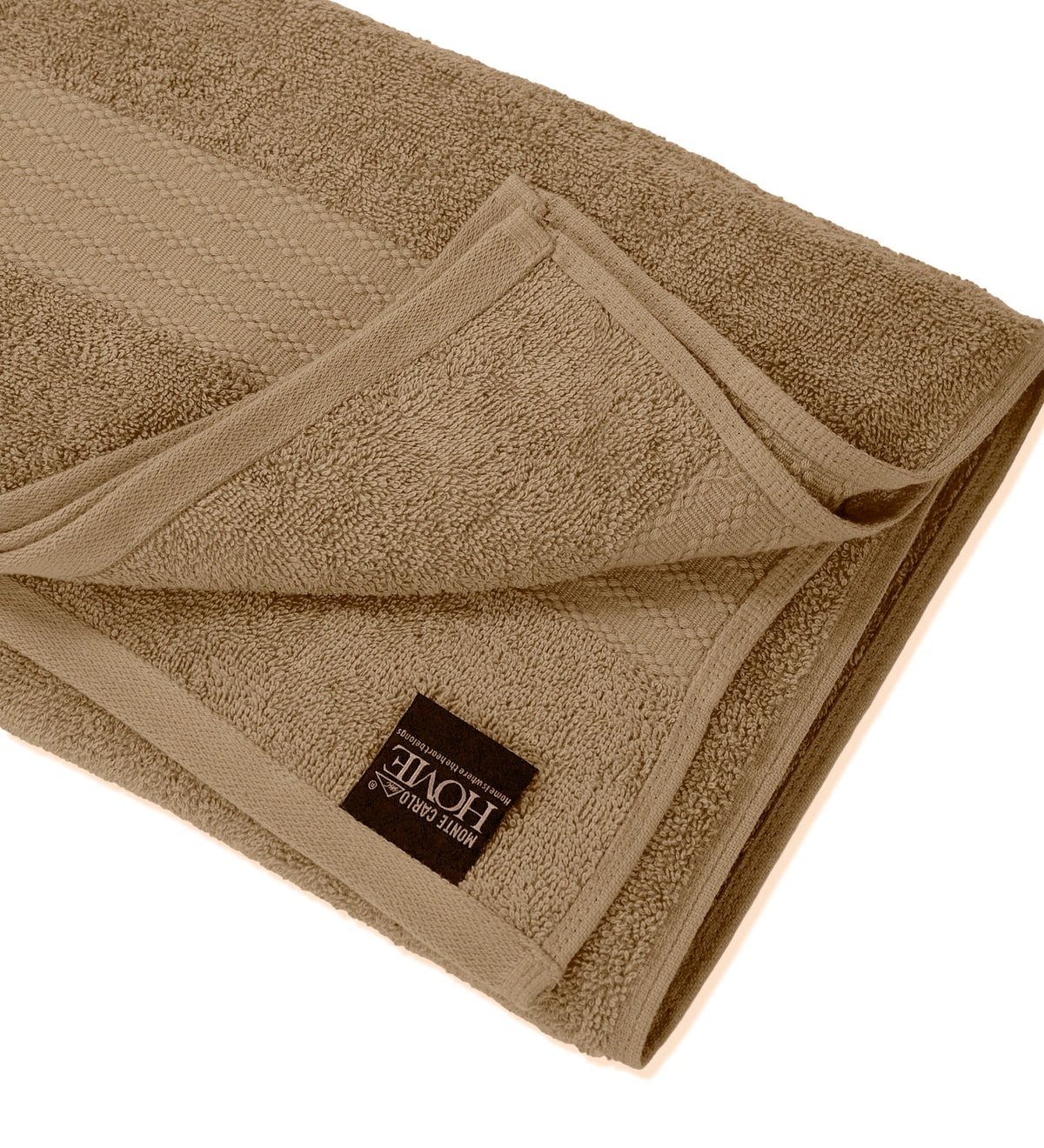 Beige Pure Cotton Solid 380 GSM Bath Towel 1 Piece (Jazz Collection)